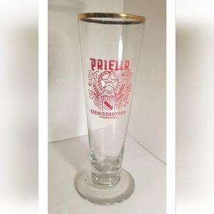 Vintage German Beer Glass/Prieur Koenigshoffen Strasbourg.